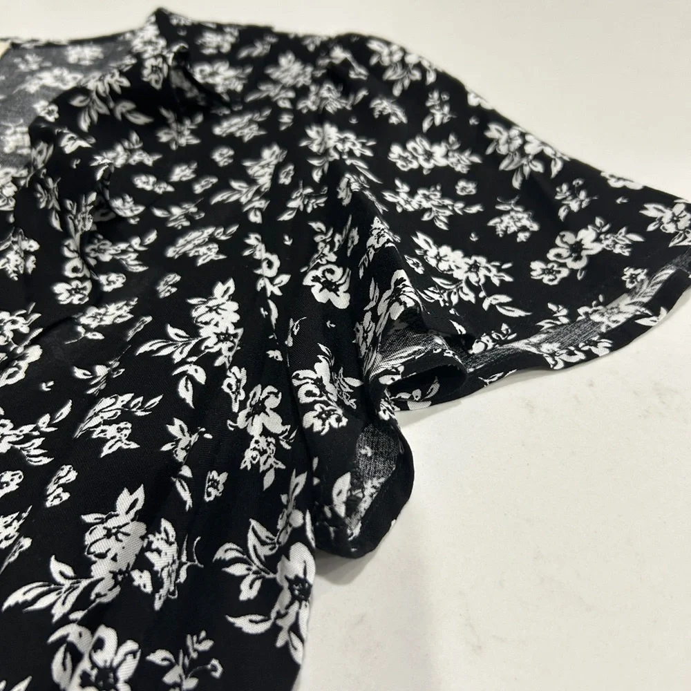 Kingston Grey Black and White Floral Jumpsuit - Picture 8 of 10